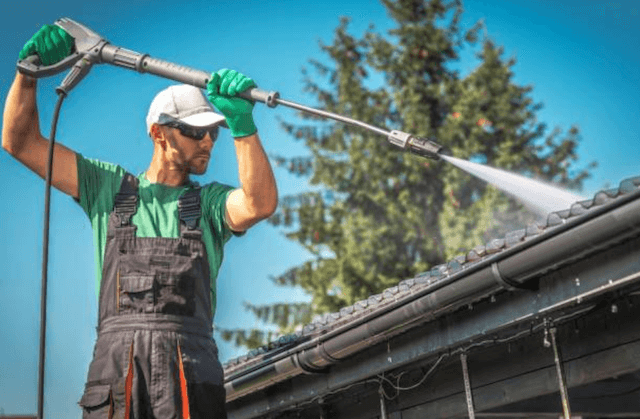 pressure washing coral spirings