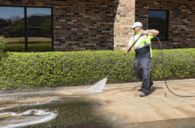 commercial concrete cleaning in coral springs